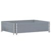 vidaXL Fioriera da Giardino Grigia 80x60 cm Legno Massello di Pino