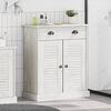vidaXL Mobile da Bagno VIGO Bianco e Bianco Antico 68 x 34 x 80 cm