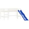 vidaXL Letto a Soppalco con Torre Bambini Blu 90x200cm Massello Pino
