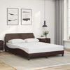 vidaXL Giroletto Dover Marrone 140x190 cm in Similpelle