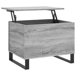 vidaXL Tavolino Salotto Grigio Sonoma 60x44,5x45 cm Legno Multistrato