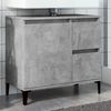 vidaXL Mobile Lavabo da Bagno Grigio Rovere 65x33x60cm in Truciolato