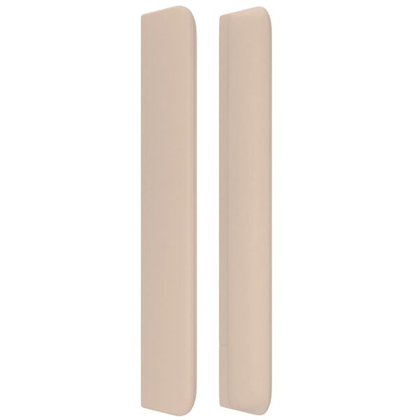 vidaXL Testiera ad Orecchio Cappuccino 83x16x118/128 cm in Similpelle