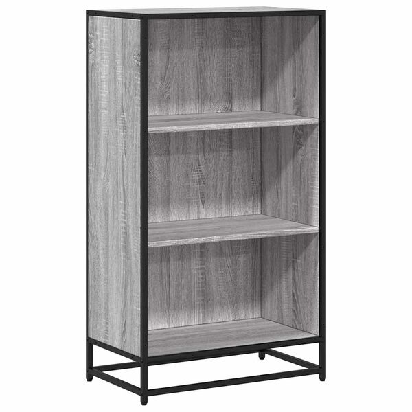 vidaXL Libreria Grigio Sonoma 60x35x107,5 cm in Legno Multistrato
