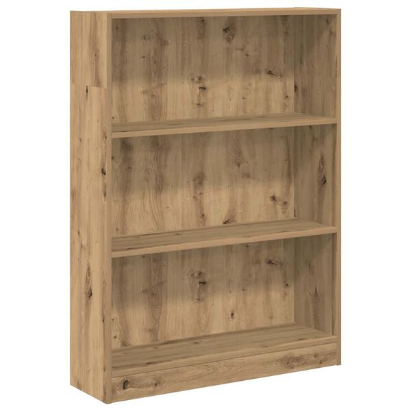 vidaXL Libreria Rovere Artigianale 80x24x109 cm in Legno Multistrato