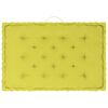 vidaXL Cuscini per Pallet e Pavimento 7 pz Verde Mela in Cotone