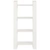 vidaXL Libreria/Divisorio Bianco 60x35x125 cm Legno Massello