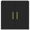 vidaXL Armadietto a Muro Nero 60x31x60 cm in Legno Multistrato