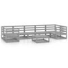 vidaXL Set Salotto da Giardino 8 pz in Legno Massello di Pino
