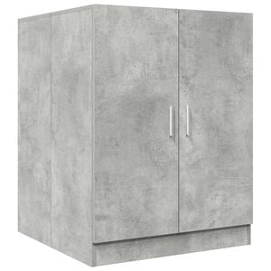 vidaXL Mobile per Lavatrice Grigio Cemento 70,5x71,5x91,5 cm