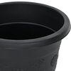 vidaXL Vasi per Piante 6 pcs Nero &Oslash; 26 x 21.5 cm Plastica