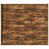 vidaXL Struttura letto con contenitore Rovere fum&eacute; 200 x 200 cm