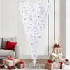 vidaXL Albero di Natale artificiale Bianco 210 cm PVC e Acciaio