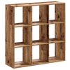 vidaXL Libreria Legno Antico 102x32x102 cm in Legno Multistrato