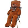 vidaXL Orsacchiotto di Peluche Marrone 242 cm