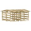 vidaXL Pergole con Tetto 4 pz 100x90x100 cm Legno di Pino Impregnato