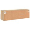 vidaXL Mobile TV Parete Rovere Sonoma 100x30x30cm in Legno Multistrato