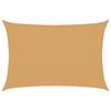 vidaXL Vela Parasole 160 g/m&sup2; Rettangolare Sabbia 3x4,5 m in HDPE