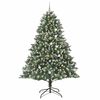 vidaXL Albero di Natale artificiale con 300 LED Verde 240 cm