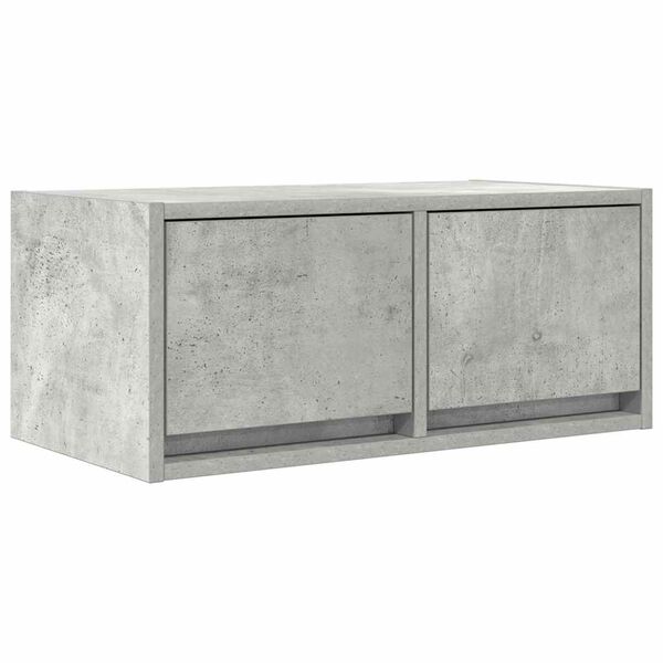 vidaXL Mobile per TV Grigio Cemento 60x31x25,5 cm Legno Multistrato