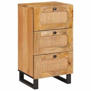 vidaXL Credenza Marrone 40 x 33 x 75 cm Legno di mango massello