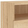 vidaXL Mobile TV Parete Rovere Sonoma 100x30x30cm in Legno Multistrato