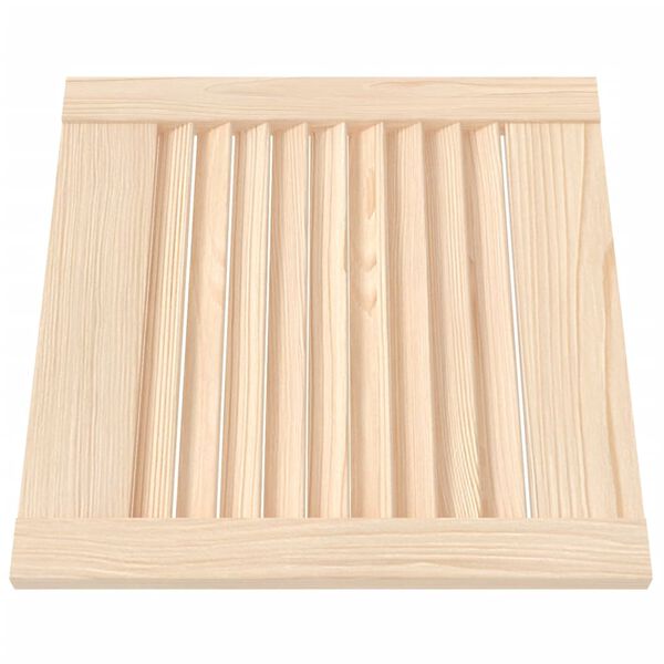 vidaXL Anta con Design a Lamelle 39,5x39,4 cm in Legno di Pino