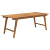 vidaXL Tavolo da Giardino 200x90x75 cm Legno Massello di Acacia