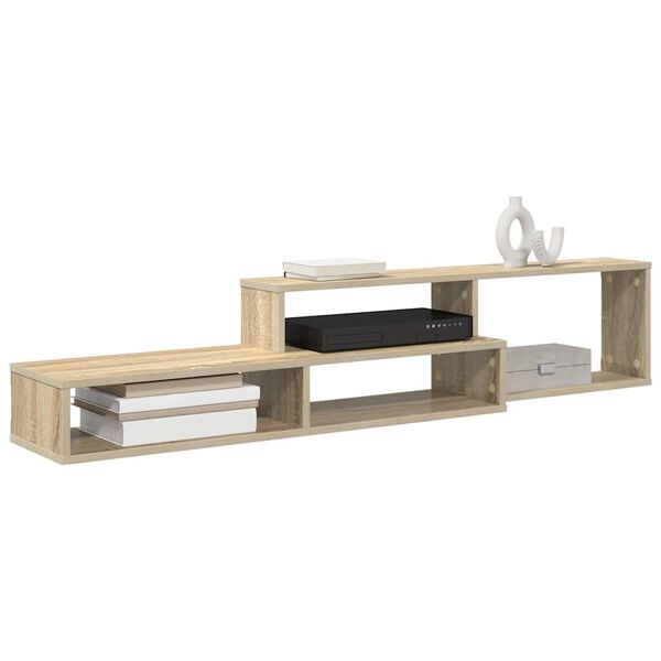 vidaXL SupportoperTVaparete 150x25x28,5cm Legno multistrato