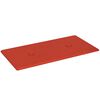 vidaXL Testiera da Parete 12 pcs Rosso 30 x 15 cm Pelle Sintetica