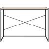 vidaXL Scrivania Computer Nera e Rovere 110x60x70cm Legno Multistrato