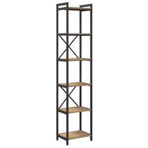 vidaXL Libreria Rovere artigianale 40 x 30 x 189,5 cm