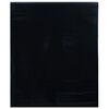 vidaXL Pellicola Vetri Statica Smerigliata Nera 90x2000 cm PVC