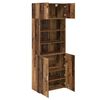 vidaXL Armadio Legno vecchio 80 x 42,5 x 225 cm Legno ingegnerizzato