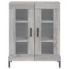 vidaXL Credenza Grigio Sonoma 69,5x34x90 cm in Legno Multistrato