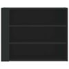 vidaXL Armadietto a Muro Nero 75x35x60 cm in Truciolato