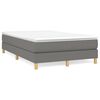 vidaXL Struttura Letto a Rete a Molle Grigio Scuro 120x200 cm Tessuto