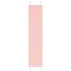 vidaXL Tenda Plissettata Rosa 40x200 cm Larghezza Tessuto 39,4 cm