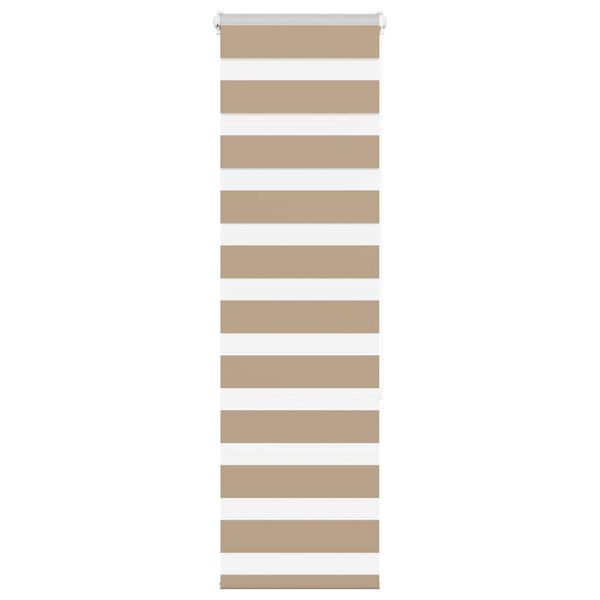 vidaXL Tenda a Rullo Zebra Larghezza Tessuto 35,9 cm Poliestere