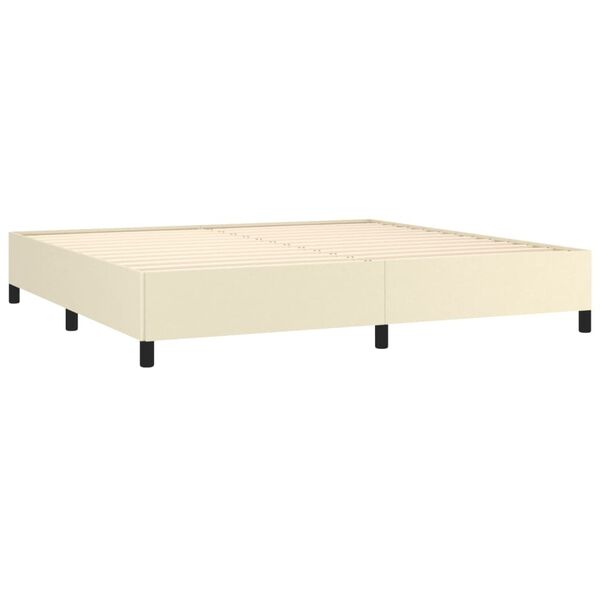 vidaXL Giroletto Crema 200x200 cm in Similpelle