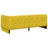 vidaXL Cornice del letto ad angolo Giallo 80 x 200 cm Velluto