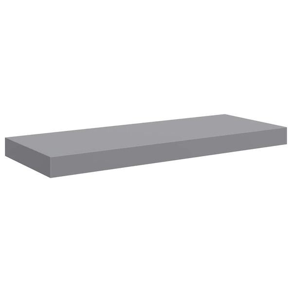vidaXL Scaffale a Parete Grigio 60x23,5x3,8 cm in MDF