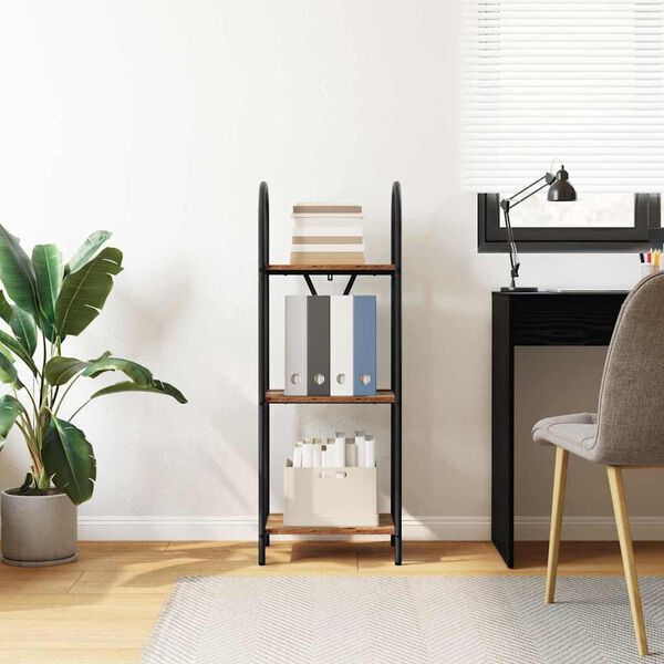 vidaXL Libreria Legno vecchio 40 x 30 x 109 cm Legno multistrato