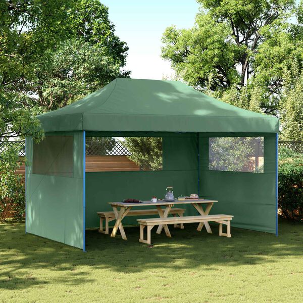 vidaXL Tenda Party Verde 292 x 440 x 315 cm Tessuto Oxford