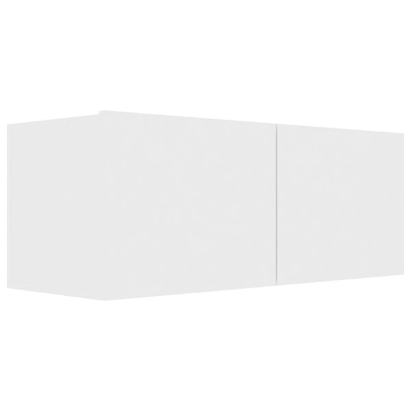 vidaXL Set di Mobili Porta TV 7 pz Bianco in Legno Multistrato