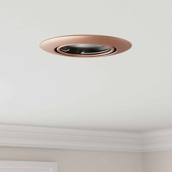 vidaXL Spotlight 12 pcs Rame 9 x 9 x 2.5 cm Metallo