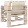 vidaXL Set Divani da Giardino Pallet 7 pz con Cuscini in Legno di Pino
