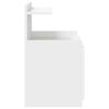 vidaXL Comodino con 2 Cassetti Bianco 40x36,5x62 cm