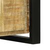 vidaXL Cabinet Panchina Marrone Legno massello di mango