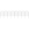 vidaXL Set di Recinzione per Stagno 8 pcs Verde 50 x 80 cm Acciaio